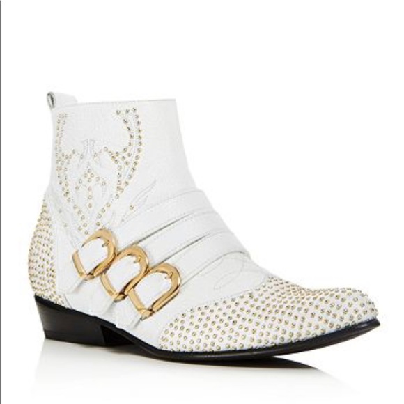 NEW IN BOX! Anine bing penny white boots. Never worn - Picture 3 of 14